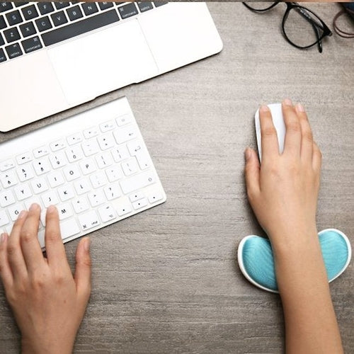 Almohadilla para ratón con espuma viscoelástica para la muñeca